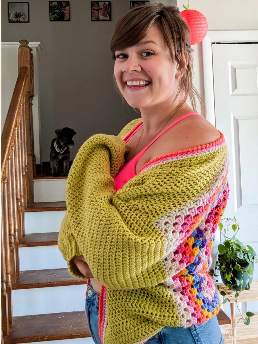 Jovie Crochet Cardigan Pattern (PDF Tutorial, Kids to Adult Sizes)